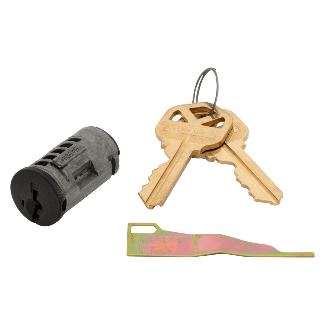 SmartKey Cylinder for Entry Knob/Lever in Matte Black or Venetian Bronze Finish