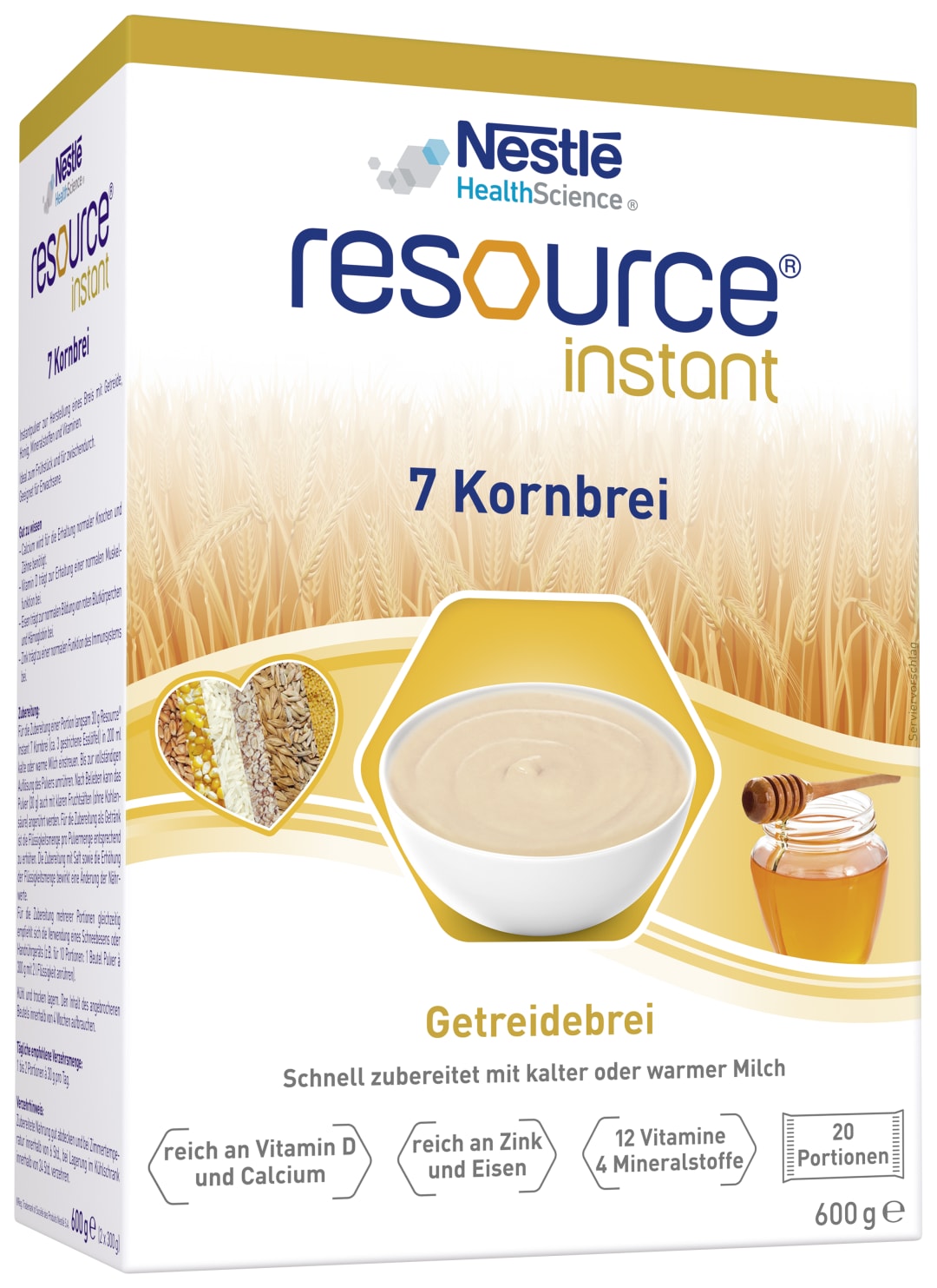 NESTLE HEALTH SCIENCE RESOURCE Instant 7 Kornbrei (2x300g)