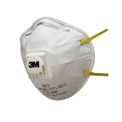 3M™ Partikül Solunum Maskesi, FFP1, Valfli, 8812