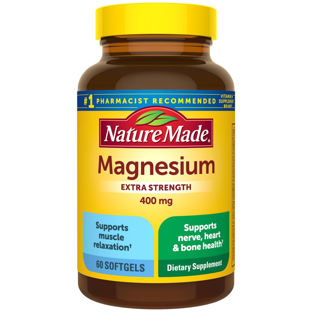 Nature Made Extra Strength Magnesium Oxide 400 mg Softgels - 60ct