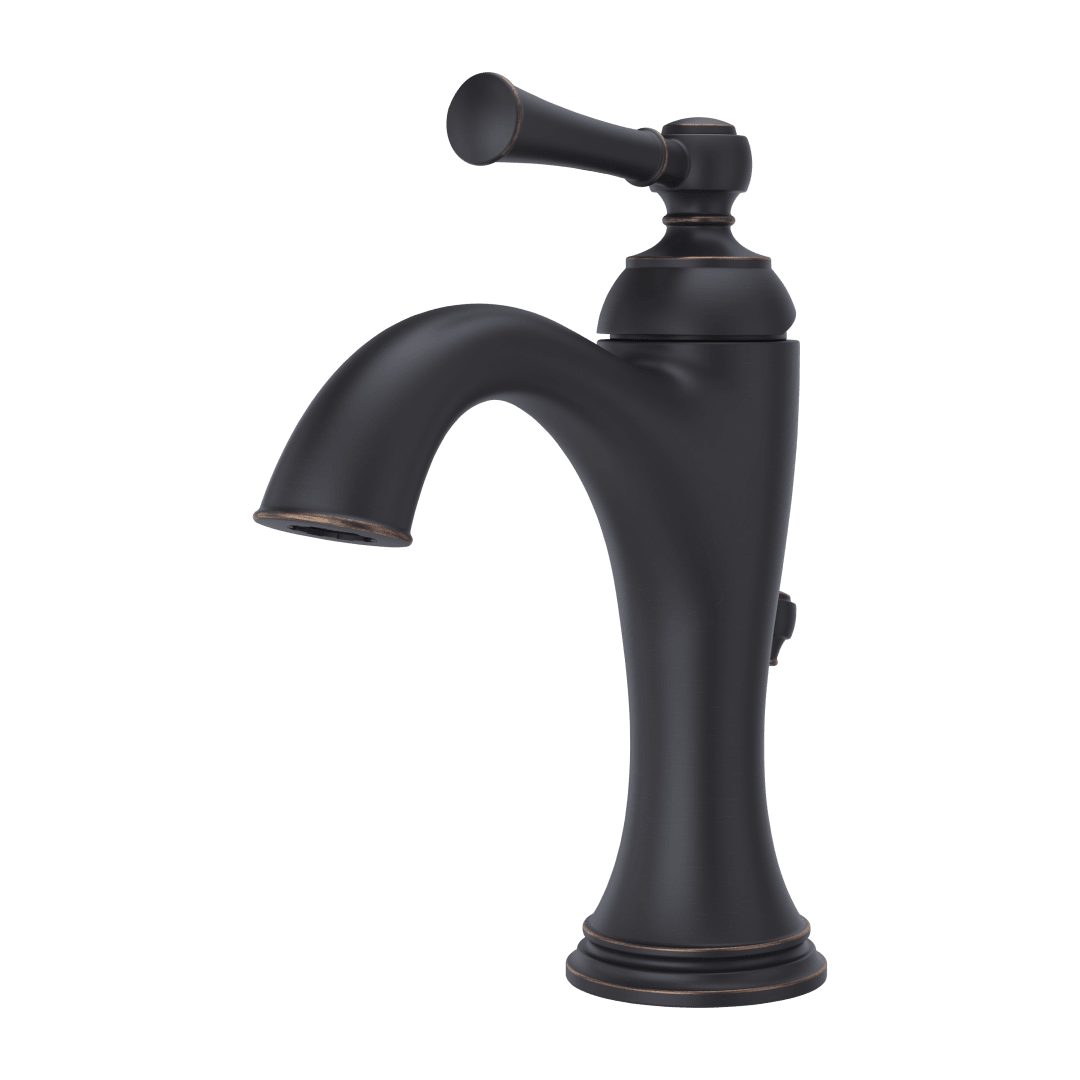 Tisbury Single Control 4" Centerset Bathroom Faucet in Tuscan Bronze