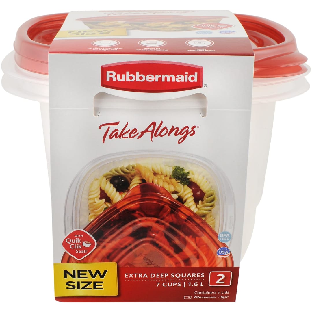 Rubbermaid® TakeAlongs® Food Storage Containers, 4 Piece Set
