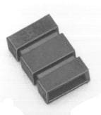 3M™ 929955-06 Pak 100 Kurzschlussbrücke, Blau, 2,54 mm, Gold 0,25µm