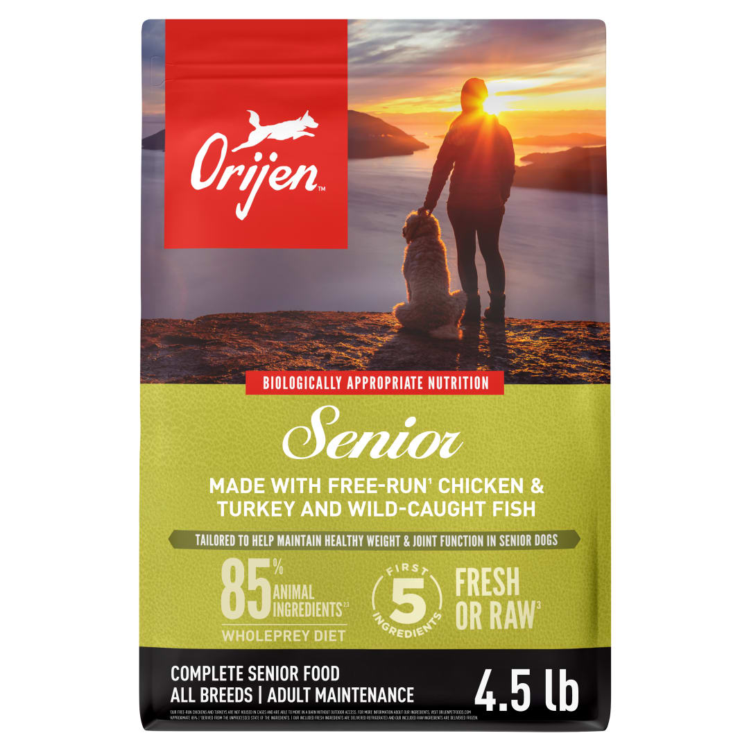 ORIJEN Grain Free High Protein Dry Dog Food Senior Recipe