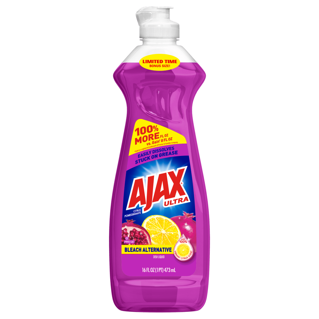 Ajax Ultra Bleach Alternative Liquid Dish Soap, Citrus Pomegranate - 16 Fluid Ounce