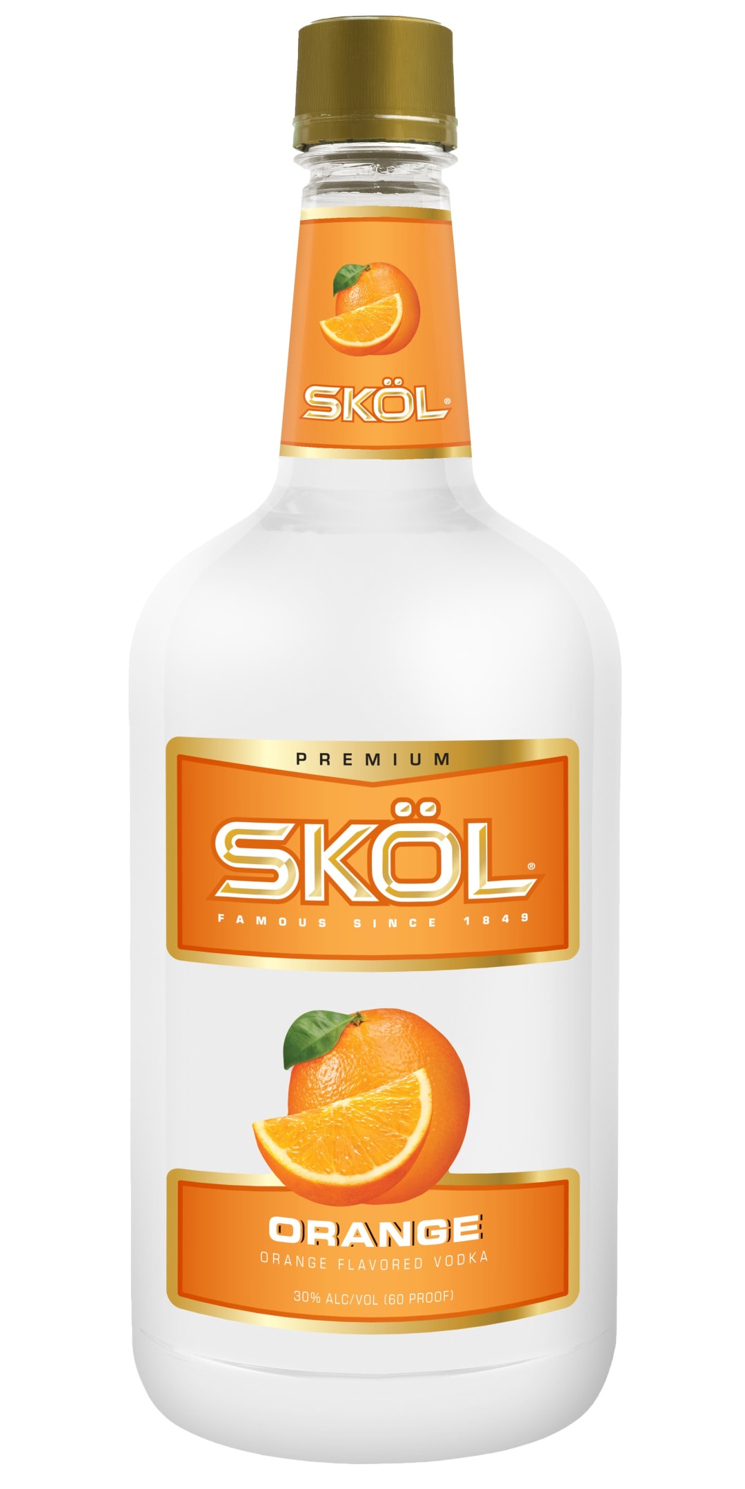 Skol Orange Vodka 1.75l 60 Proof