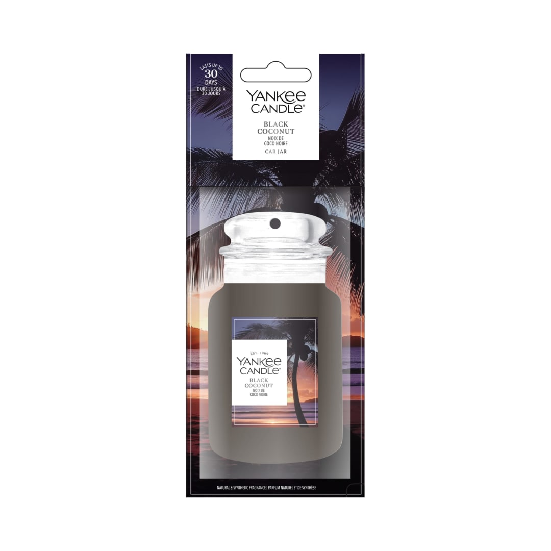 CAR JAR-BLK COCONUT YCE CLP P10