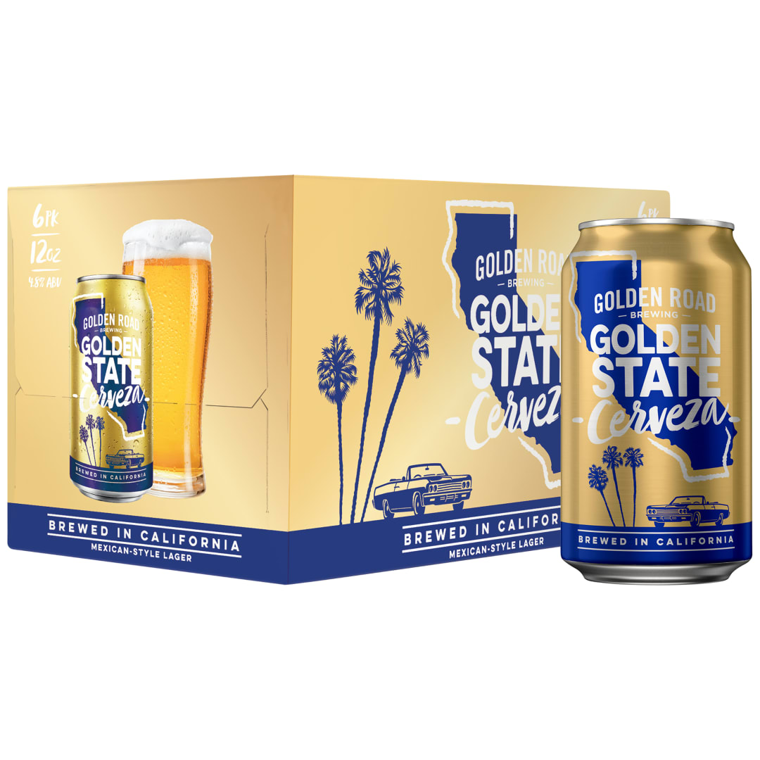 Golden Road Brewing Golden State Cerveza, 6 Pack, 12 fl. oz. Cans