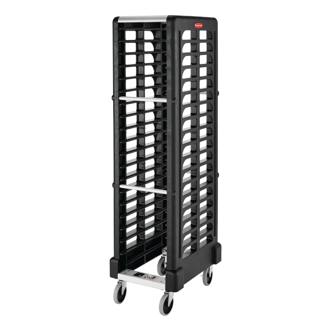 End Loader Rack for 18 Full Size Food Pans Black