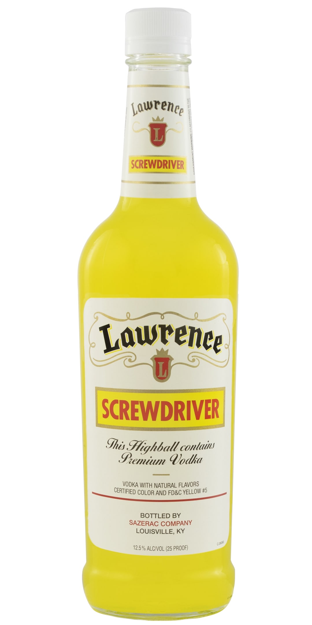 Law Screwdriver Highball Cocktail 750ml 25 Proof
