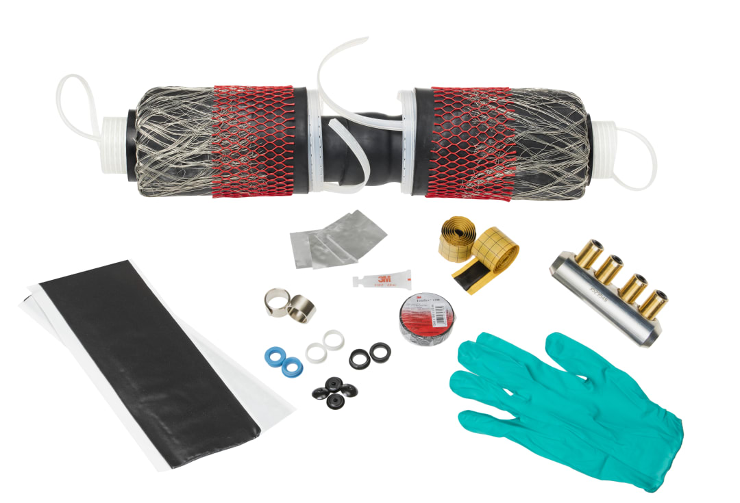3M™ Cold Shrink Medium Voltage splice joint kit QS200 Monoblock 93-AK 620-1MB/C, application up to 24kV, kit includes mechanical connector, cross section 50 up to 240 mm², Pack 1 per case
