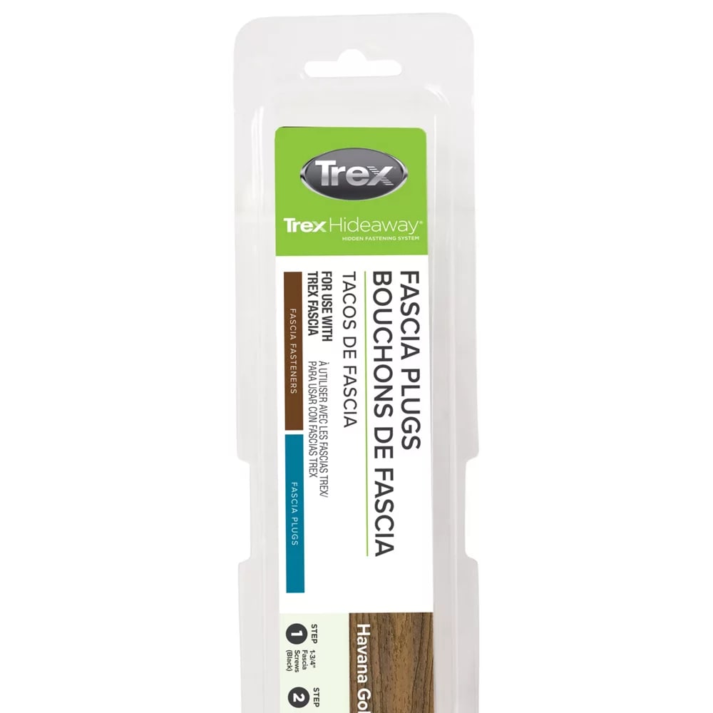 Trex® Fascia Plugs Havana Gold - 80 count/pack