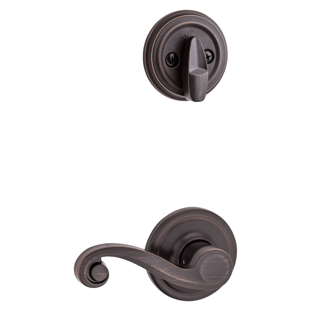 966 Single Cylinder Interior Pack w/ Lido Right-Handed Lever for Signature Series Handlesets in Venetian Bronze