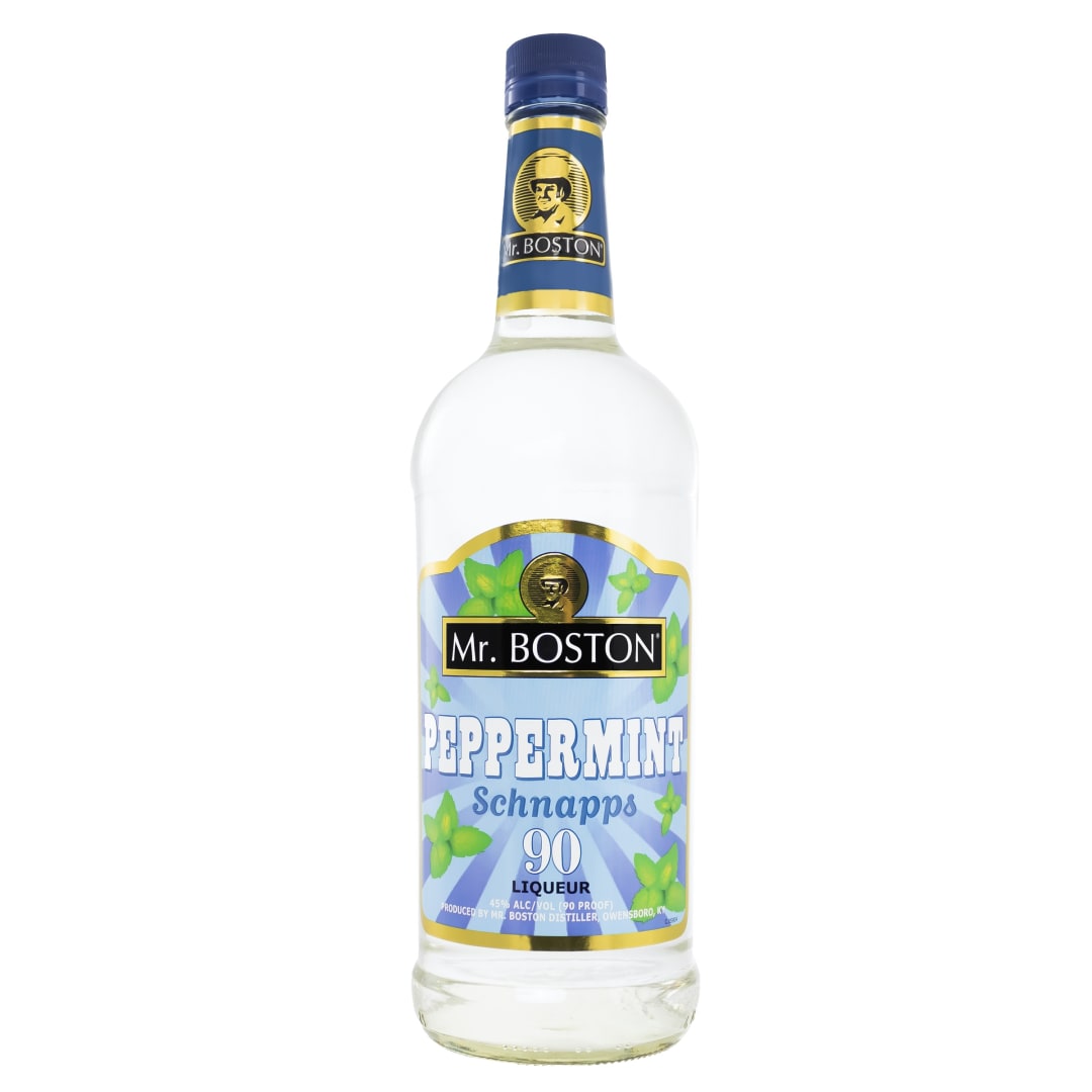 Mr. Boston Peppermint Schnapps 1l 90 Proof