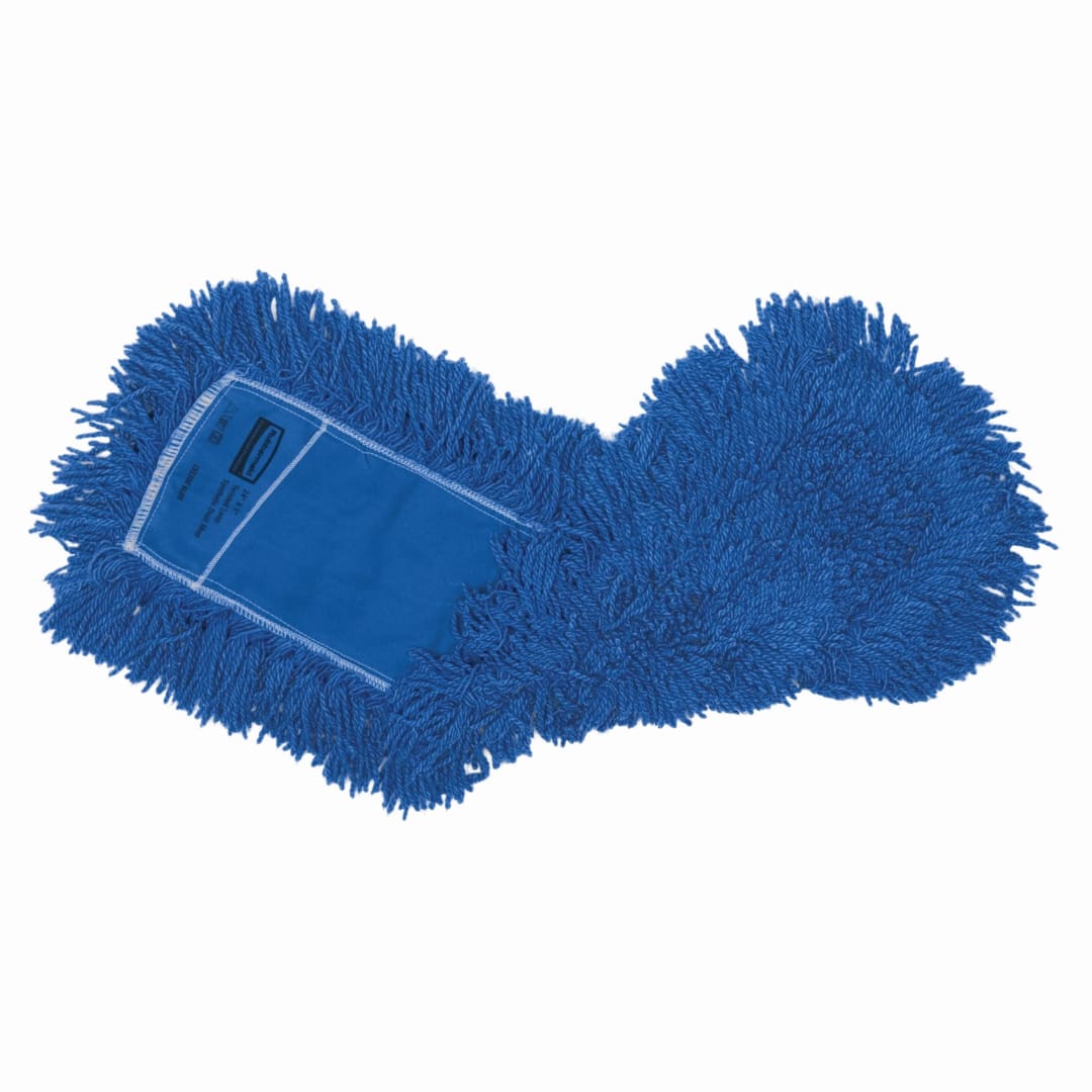 24" Twisted Loop Synthetic Dust Mop, Blue