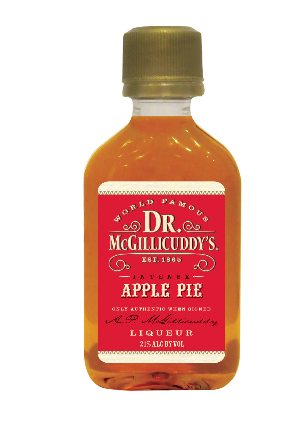 Dr McGillicuddy's Apple Pie Liqueur Football Themed 10 Pack 50ml 42 Proof