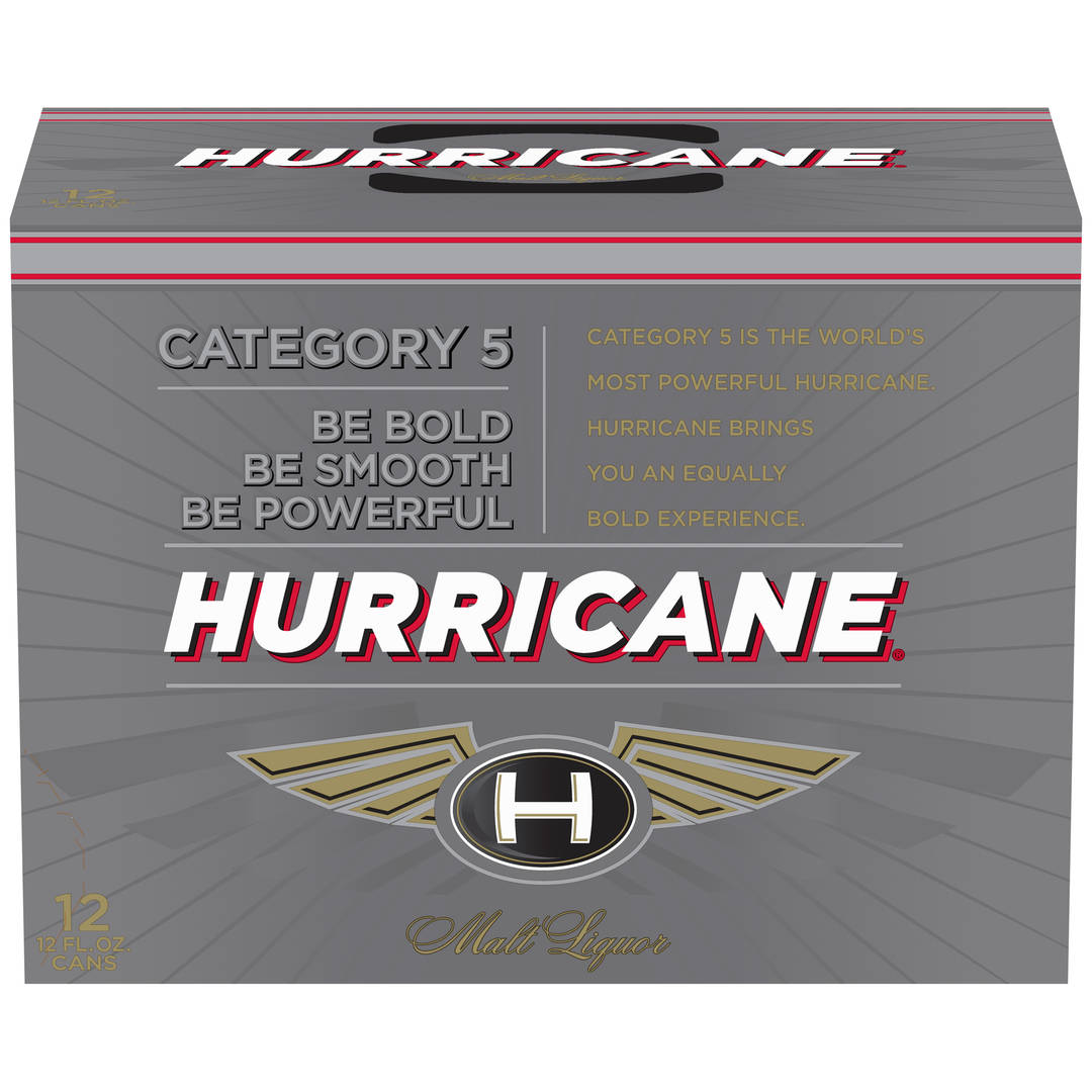 Hurricane Malt Liquor, 12 Pack 12 fl. oz. Cans