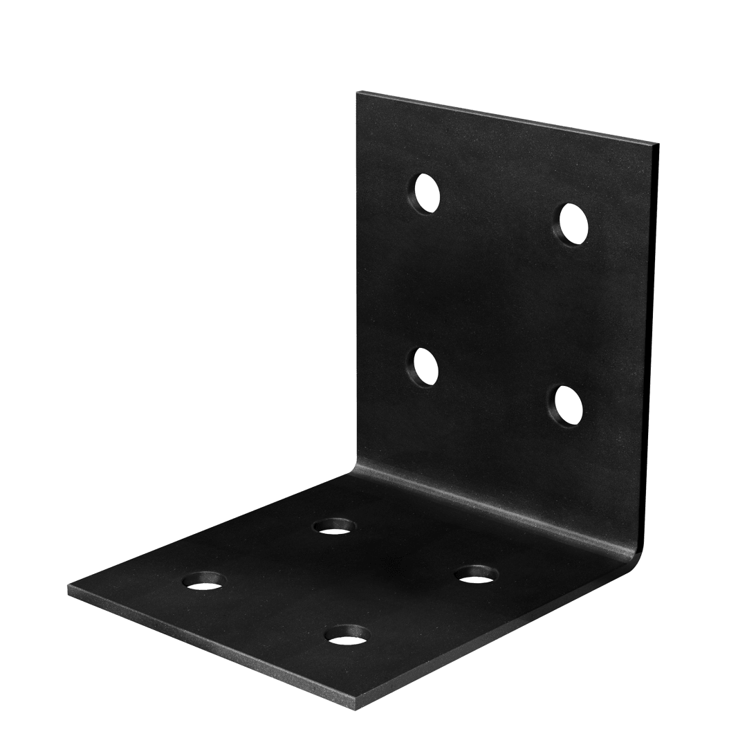 Simpson Strong-Tie HL55PC HLPC 5-3/4 in. x 5 in. Black Powder-Coated Ornamental Heavy Angle