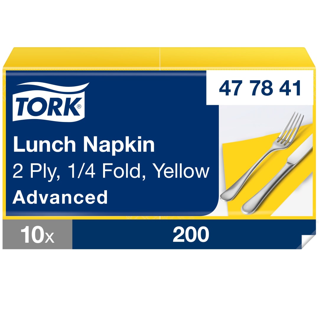 Tork Yellow Lunch Napkin