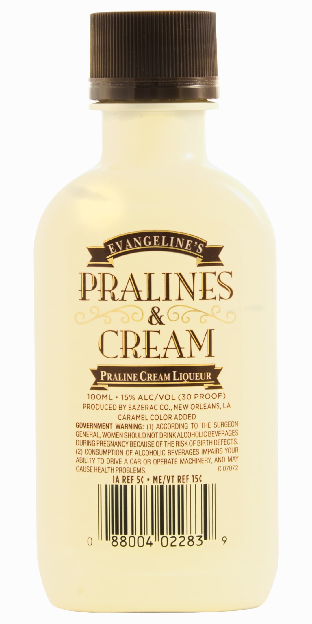 Evangeline's Pralines Creams Liqueur 100ml 30 Proof