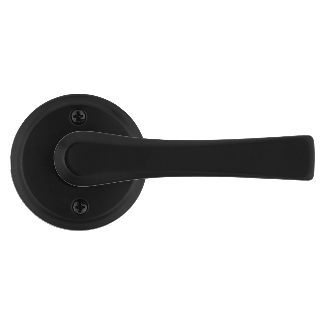 Weiser Katella Round Rose Half Dummy Lever in Matte Black