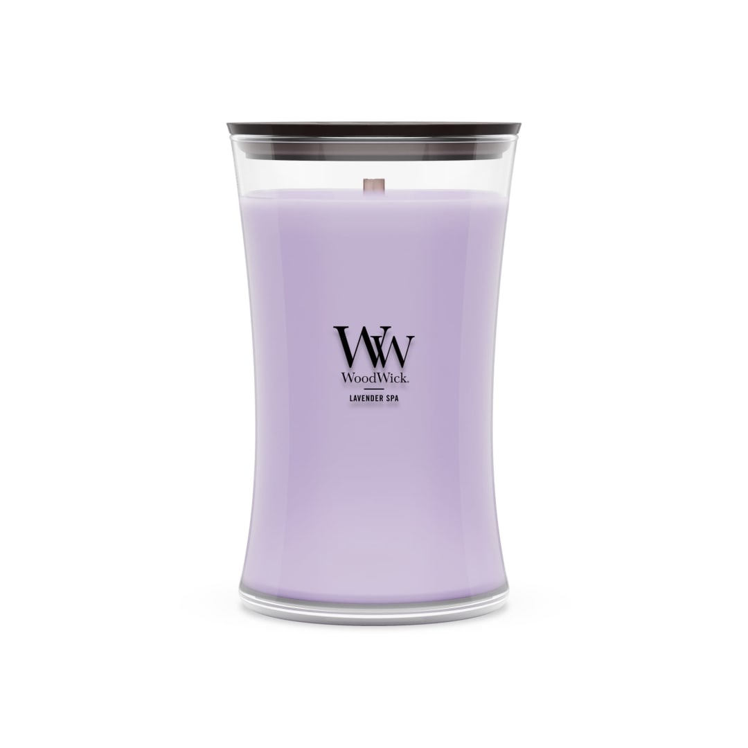 WoodWick Lavender Spa Large Hourglass Candle