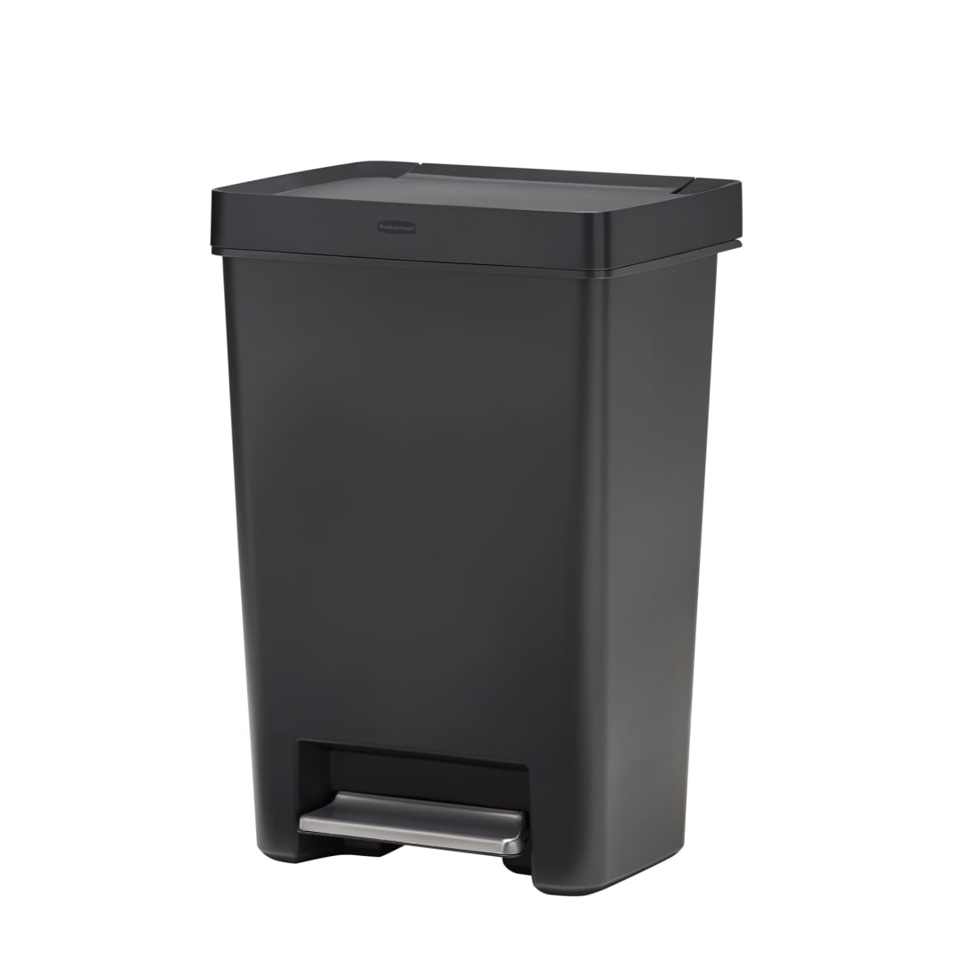 Rubbermaid® Premier® Series II 12.4G Step-On Trash Can with Lid Lock and Slow Close Lid