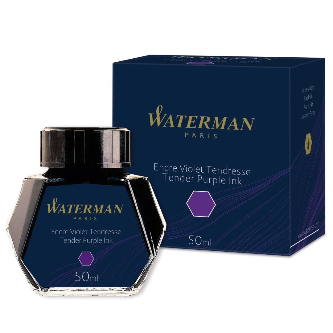 Waterman Fountain Pen Tender Purple Ink | Bottle | 50ml
