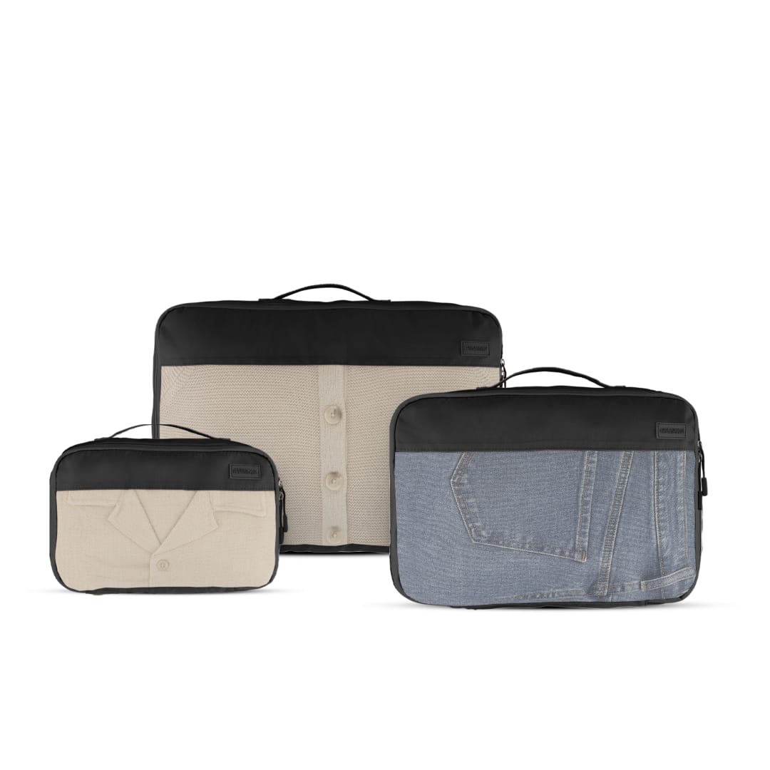 At Packing Cubes 3Pc Stratum Cubes Tg - Black