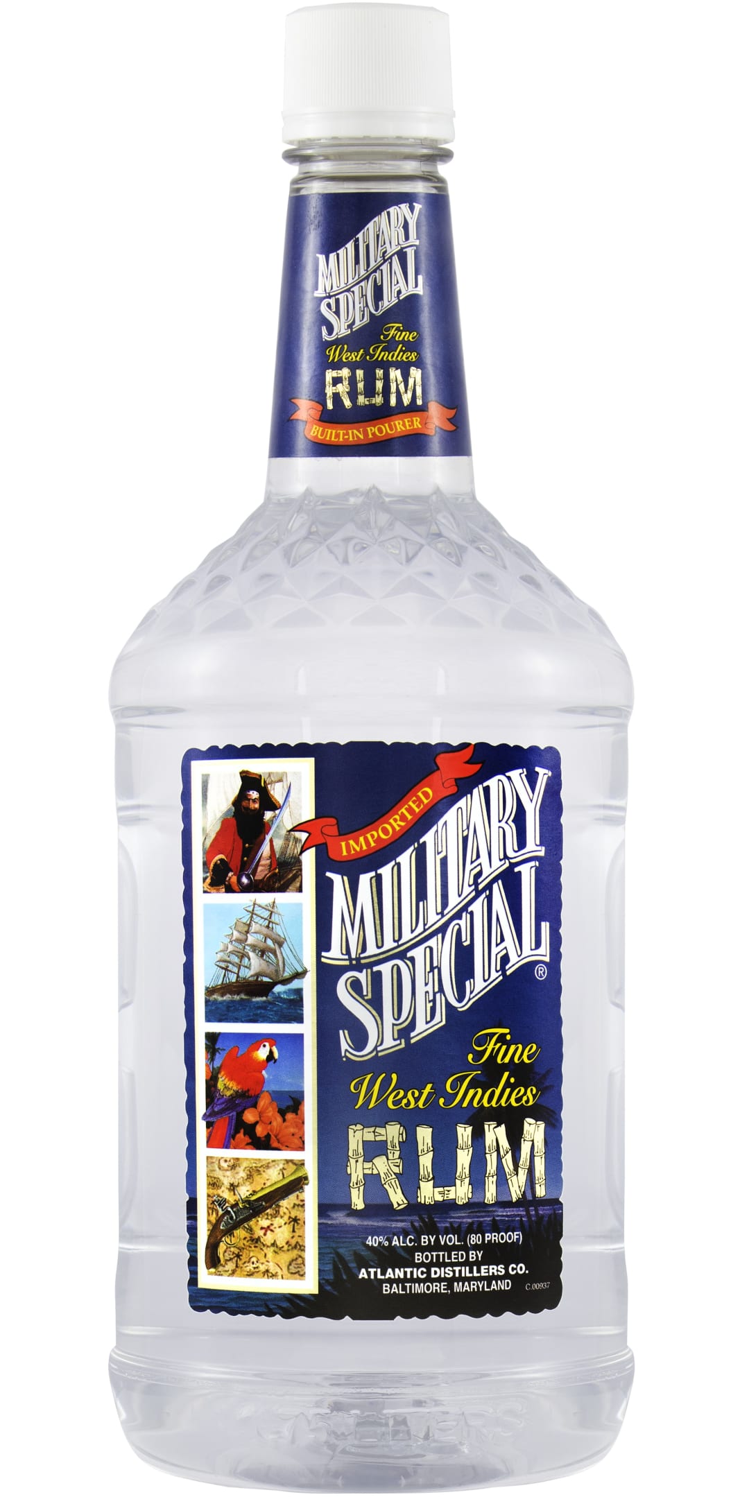 Military Special Light Rum 1.75l 80 Proof