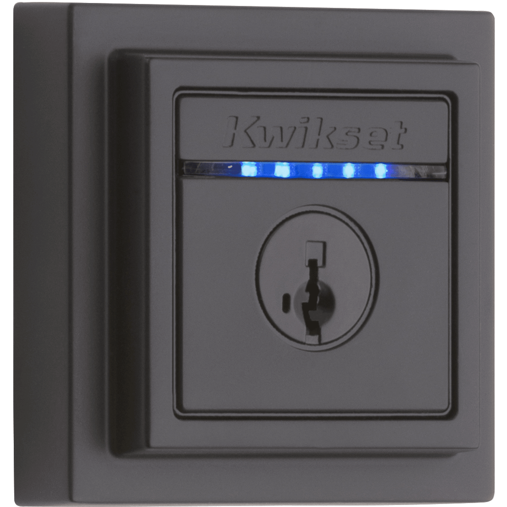 Kevo Touch-to-Open Contemporary Smart Lock, 2nd Gen featuring SmartKey Security™ in Matte Black