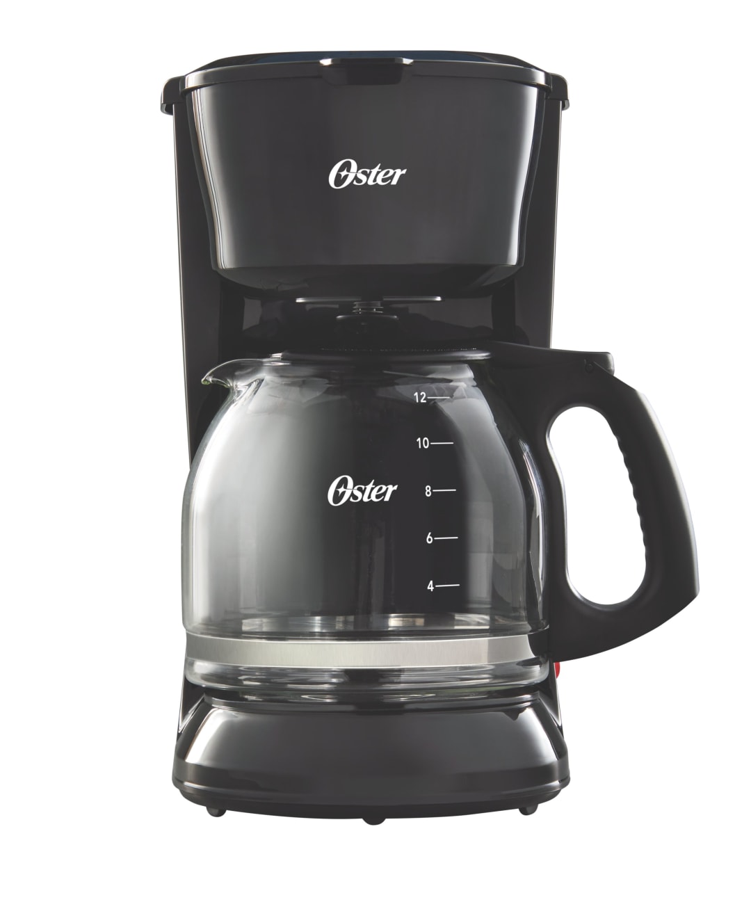 Oster® Cafetera, de 12 Tazas, con Filtro Permanente, Negro