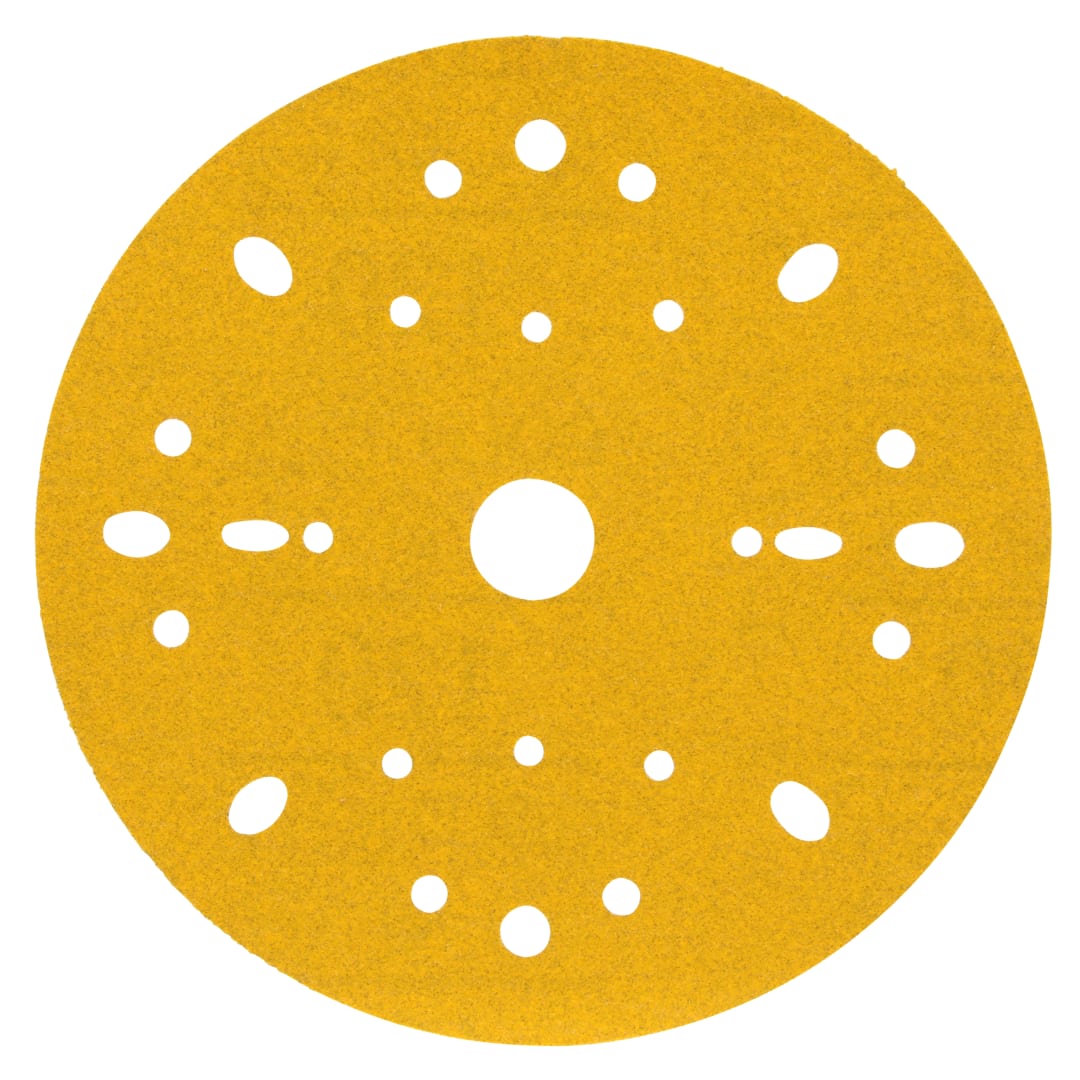 3M™ Hookit™ 288U Sarı Delikli Zımpara, 150 mm, Çok Delikli, 120, 9282