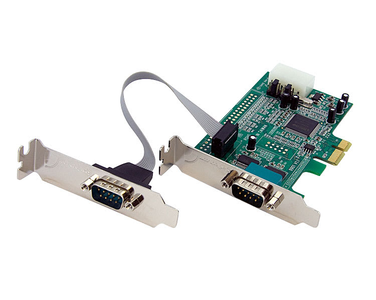 2 Port Low Profile PCIe RS-232 Serial Card