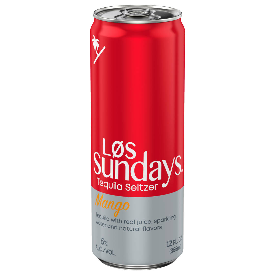Los Sundays Mango Tequila Seltzer 12 fl oz