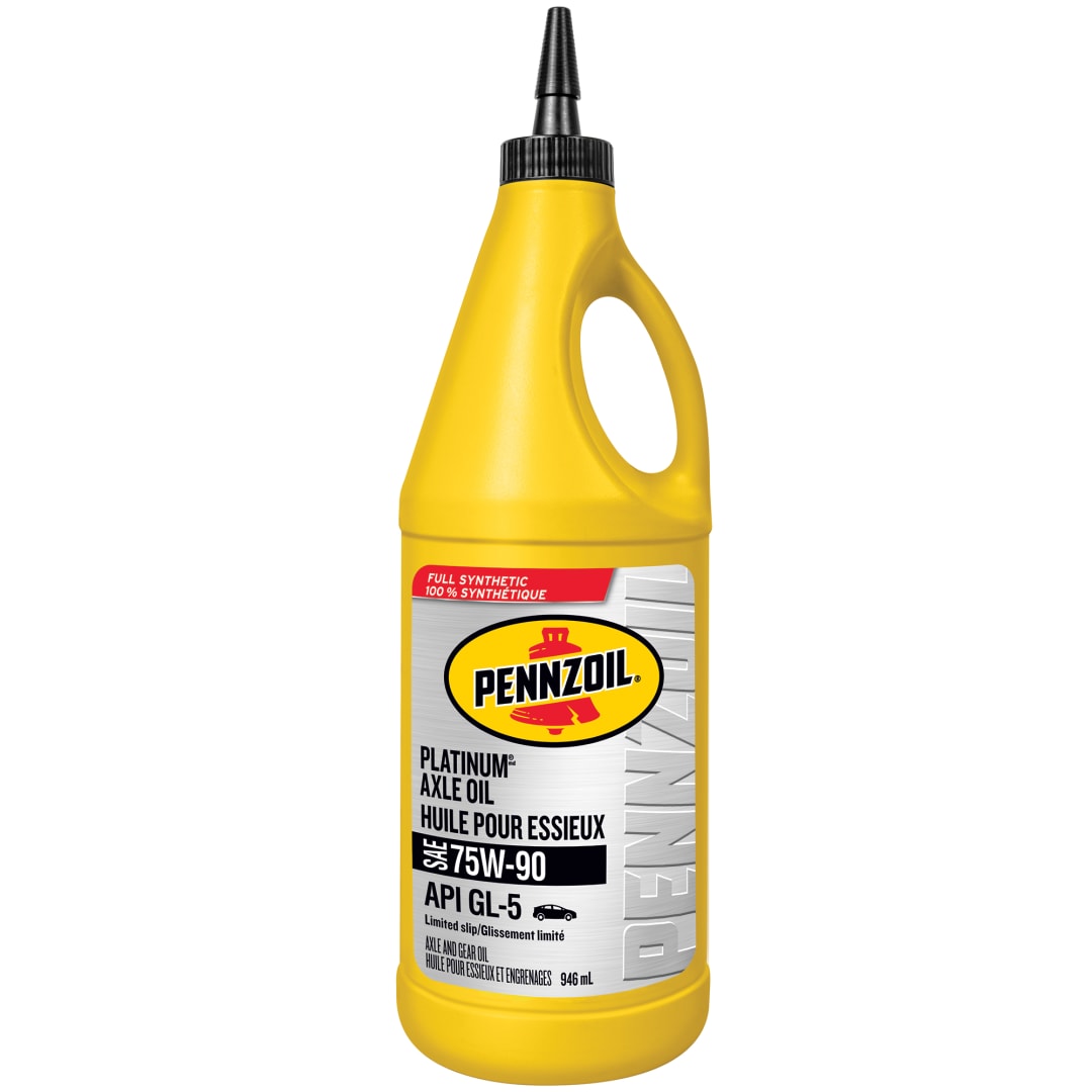 Pennzoil Platinum Synthetic 75W-90 Axle Gear Oil, 1 Quart