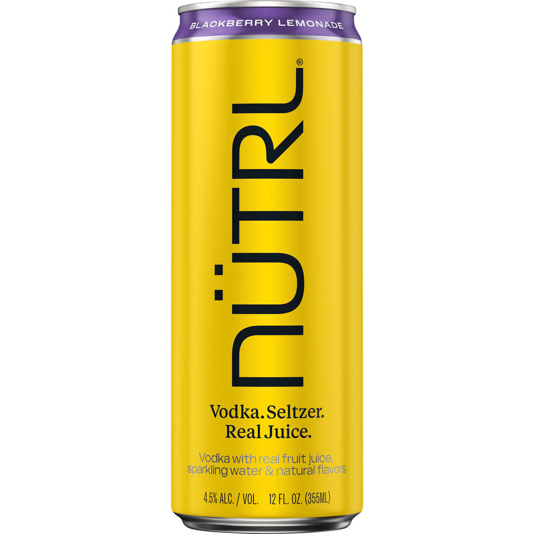 Nutrl Blackberry Lemonade Vodka Seltzer 12 fl oz Can