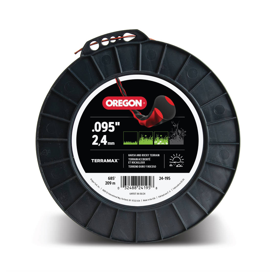 Oregon TerraMax .095" Diameter Trimmer Line, 3lb Spool