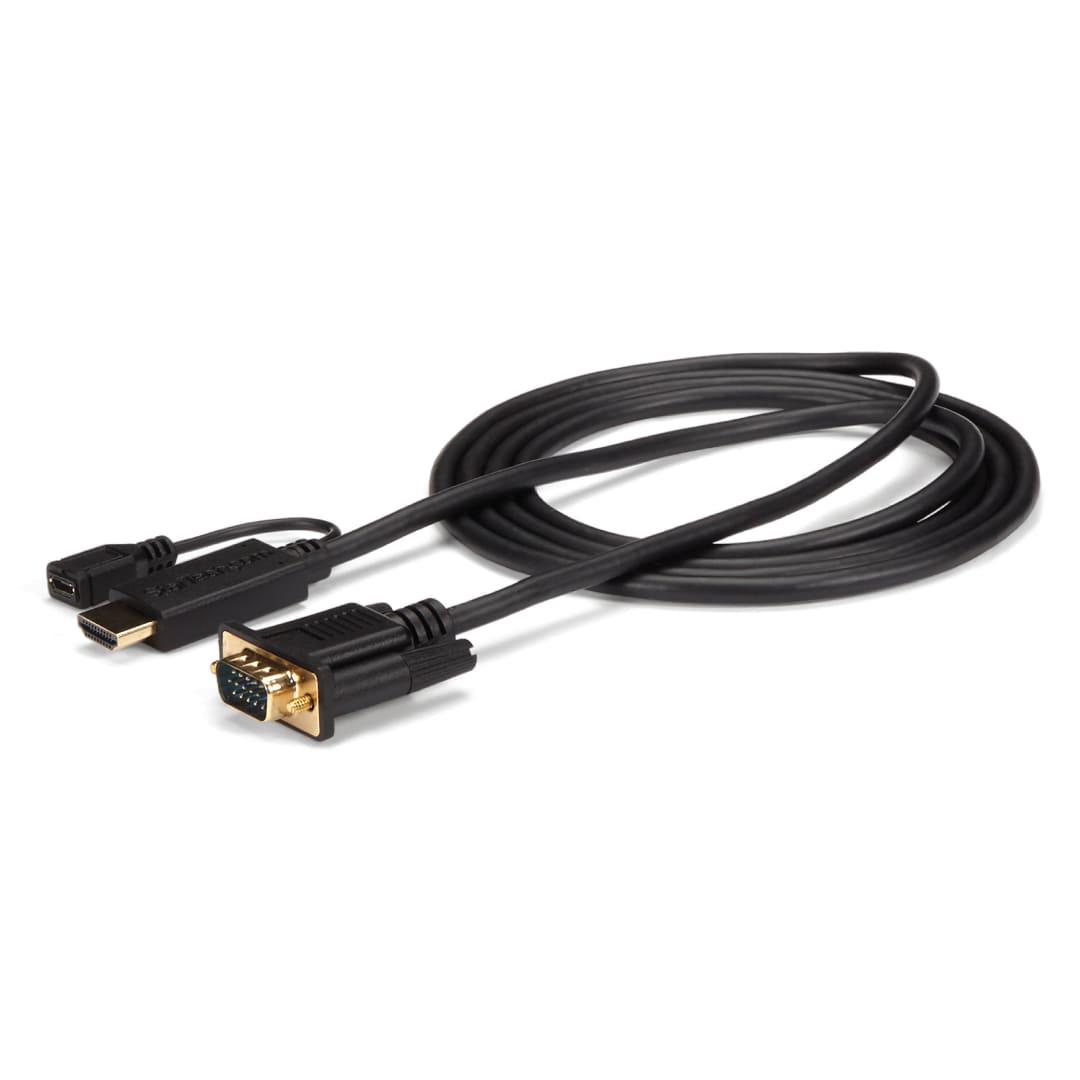 HDMI to VGA cable without audio - 3ft