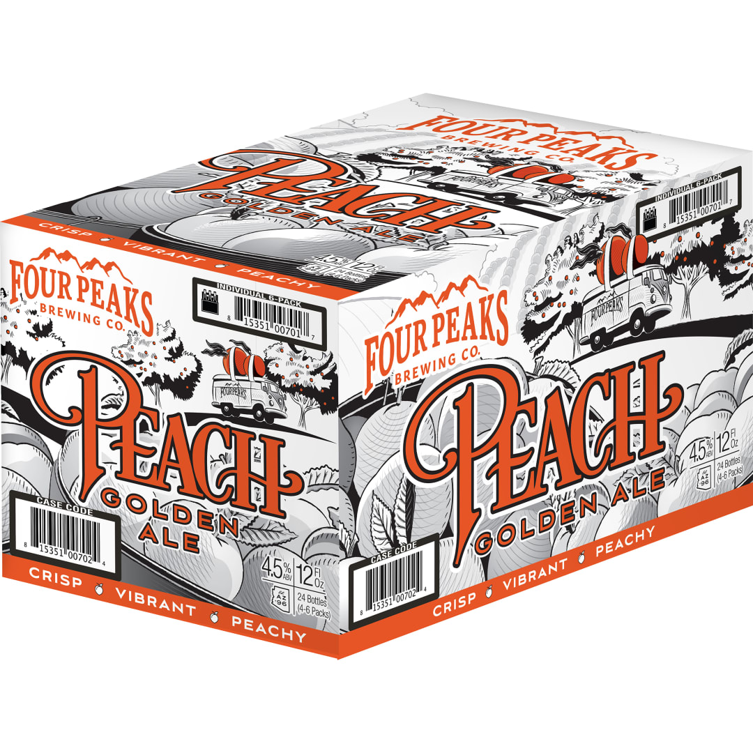 Four Peaks Peach Ale, 4x6 Pack, 12 oz. Bottles