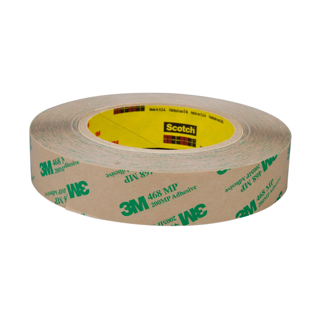 3M™ Yapışkan Transfer Bandı 468MP, Transparan, 210 mm x 295 mm, 0.13 mm, Restricted GTML