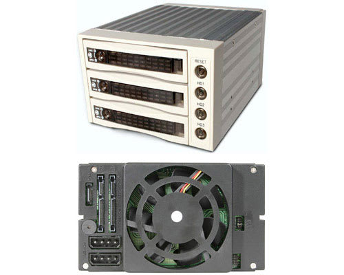 3 Drive SATA Backplane
