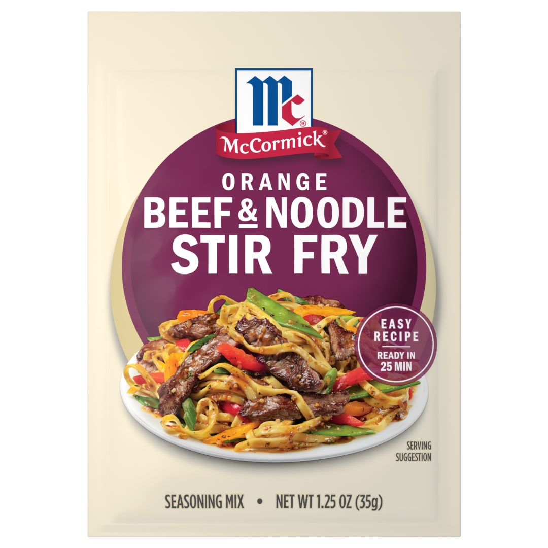 McCormick® Orange Beef & Noodle Stir Fry Seasoning Mix, 1.25 oz