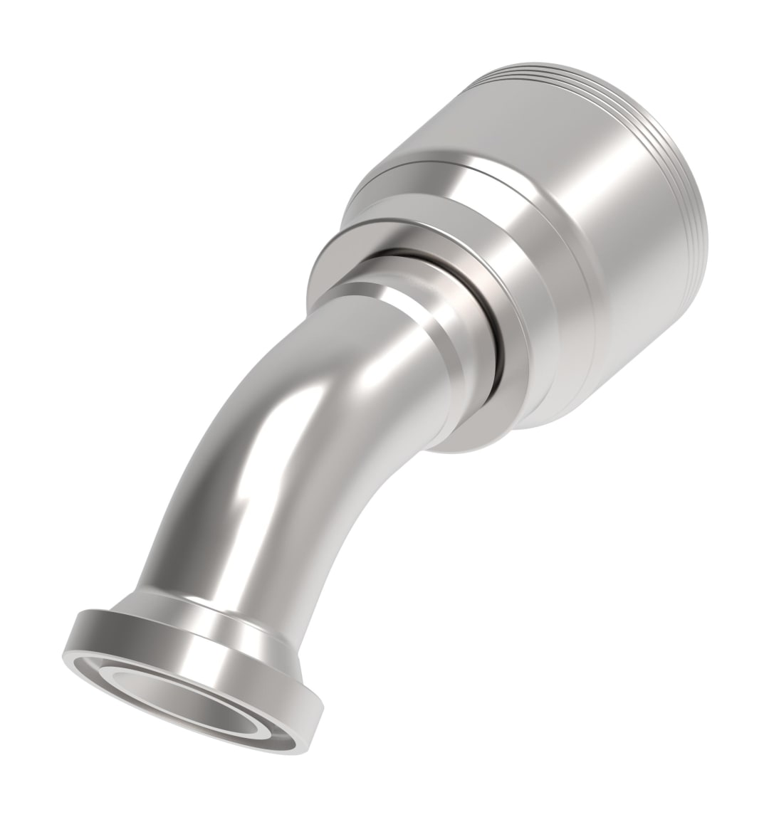 Aeroquip 1 1/4 Cd61 Flange 45d X 1" Hose Fitting 4 Way