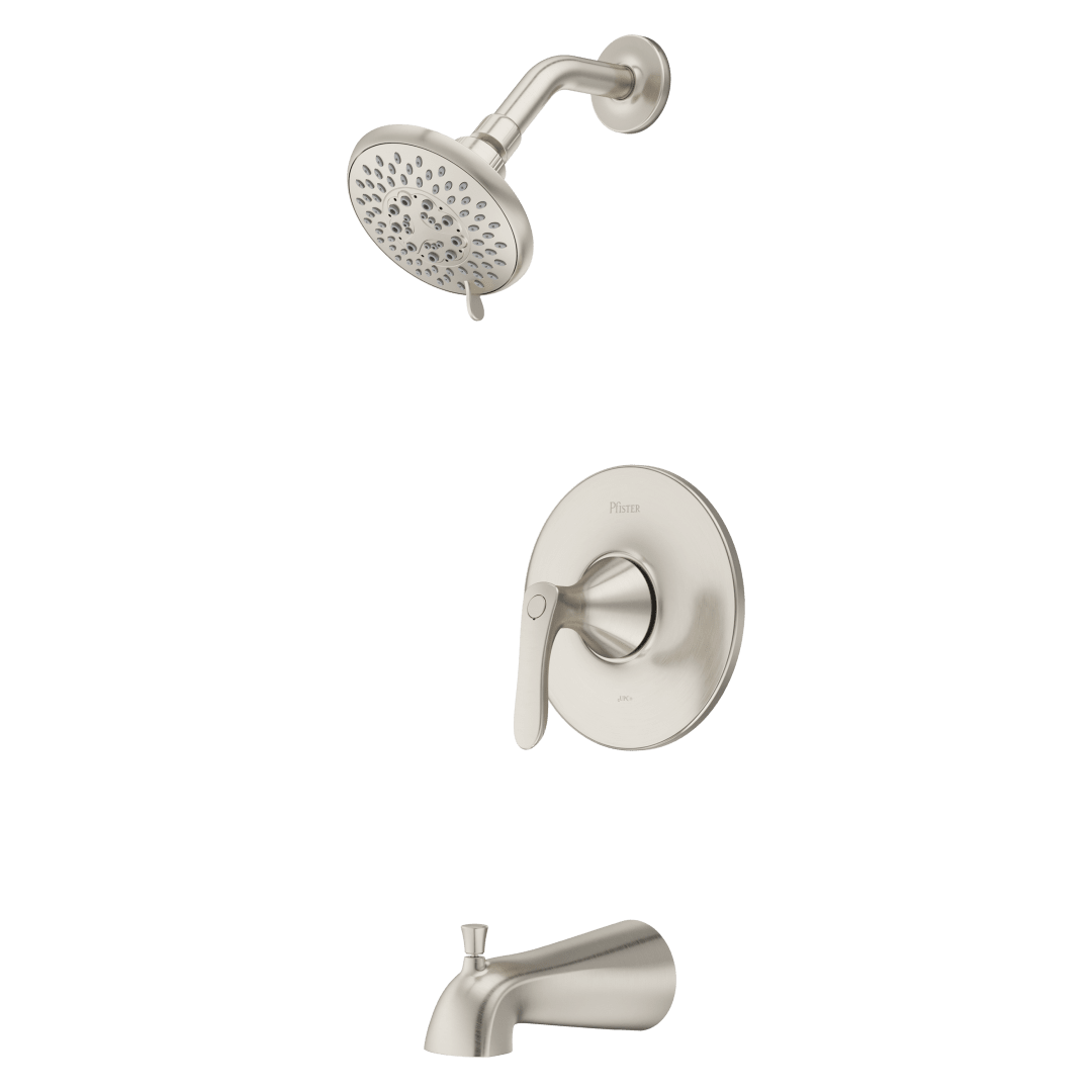 Weller 1-Handle Tub & Shower Trim in Brushed Nickel