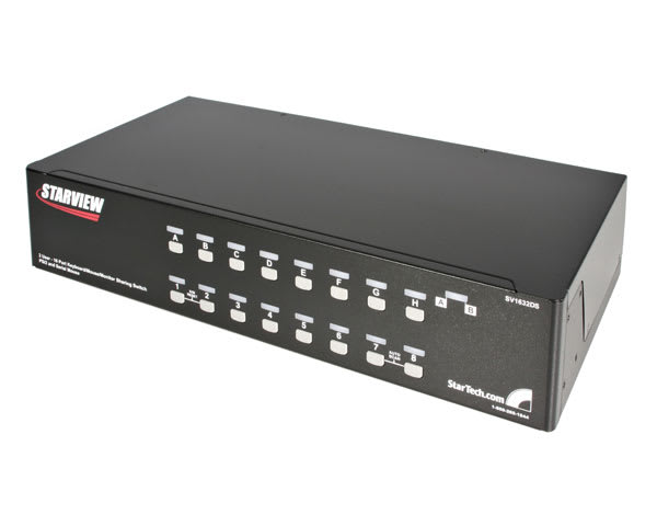 2 Console Shared 16 Port Starview KVM