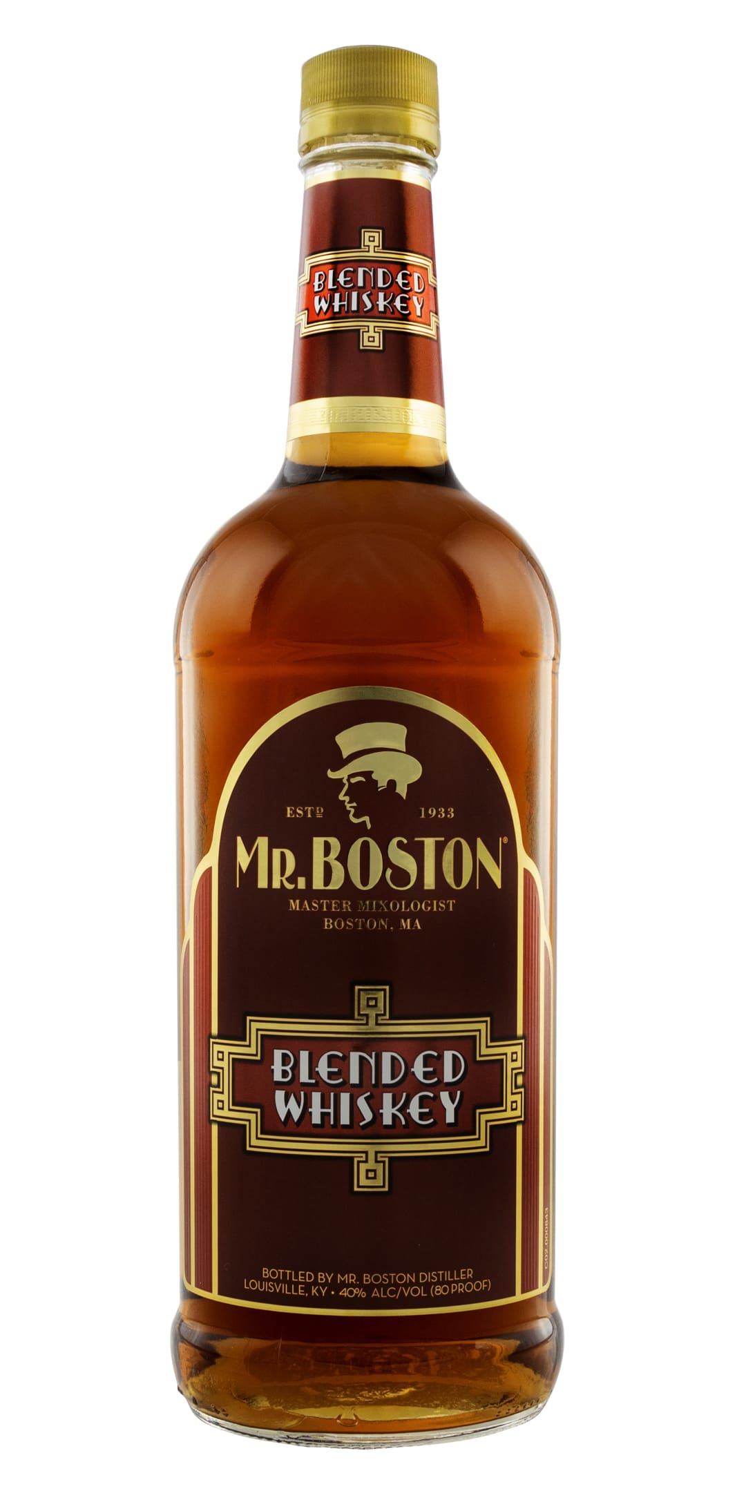 Mr. Boston Blended Whiskey 1l 80 Proof