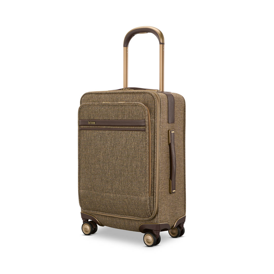 Hartmann Tweed 22X14X9 Co - Tweed/Natural Leather