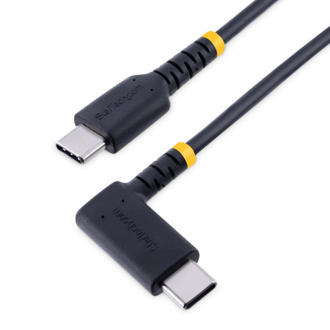 1m USB-C to Right Angle USB-C 2.0 Cable