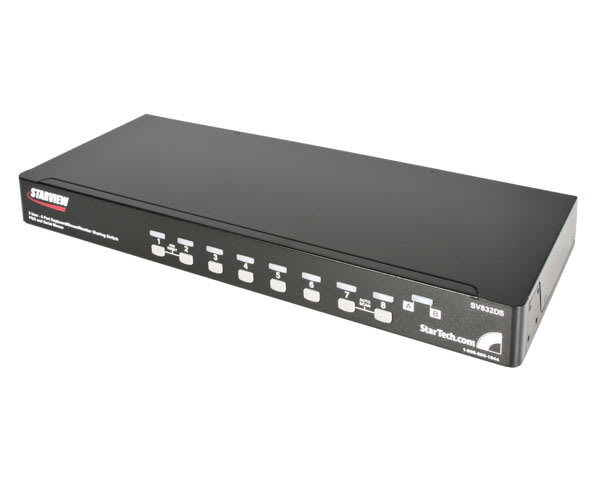 2 Console Shared 8 Port StarView KVM